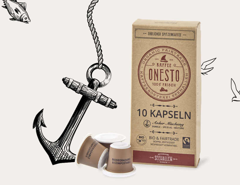 ONESTO – Anker Mischung Kaffeekapseln (10 Stk.)